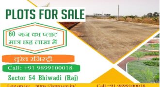 Plot for sale Sec.54 Bhiwadi