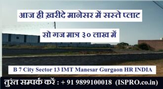 Plot for Sale Sec.13 Manesar Guru gram