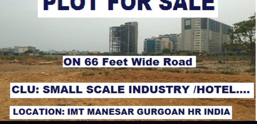 Plot for Sale IMT Manesar