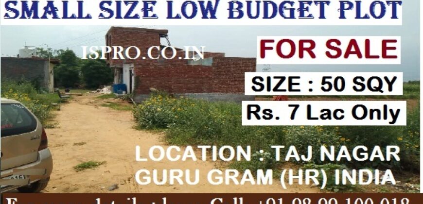 Plot for Sale Taj Nagar