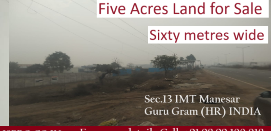 Land for Sale IMT Manesar Gurgaon