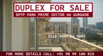 Duplex for Sale BPTP Park Prime Sector 66 Gurgaon