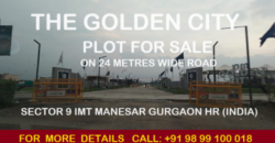 PLOT FOR SALE ON 24 METRES WIDE ROAD