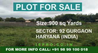 PLOT FOR SALE SEC. 92 GURGAON