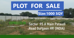 PLOT FOR SALE SECTOR 95 GURGAON