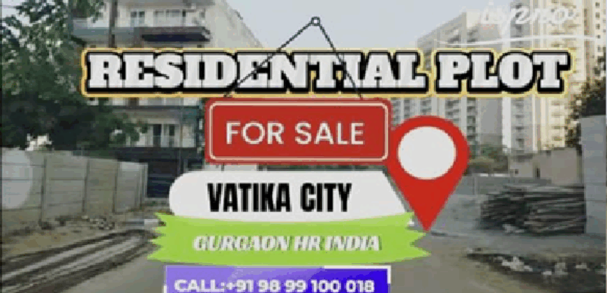 PLOT FOR SALE VATIKA CITY GURGAON
