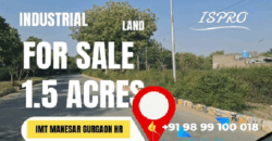 INDUSTRIAL LAND FOR SALE IMT MANESAR GURGAON