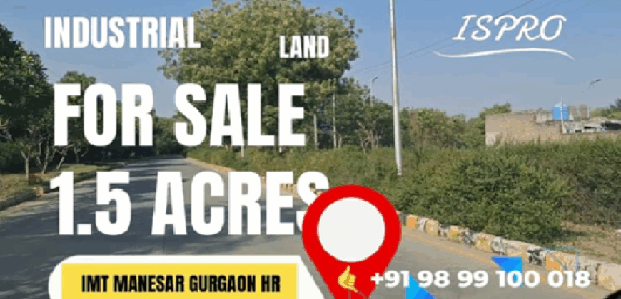 INDUSTRIAL LAND FOR SALE IMT MANESAR GURGAON