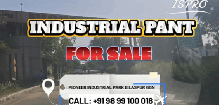 INDUSTRIAL SHED FOR SALE ANSAL PIONEER INDUSTRIAL PARK GURGAON