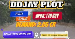 WEST FACING DDJAY PLOT FOR SALE IMT MANESAR
