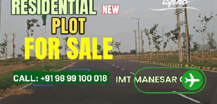 NORTH FACING PLOT FOR SALE IMT MANESAR