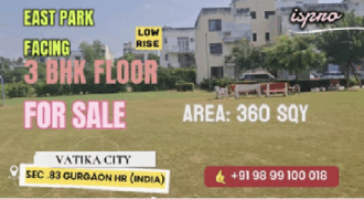 THREE BHK LUXURY FLOOR FOR SALE VATIAKA CITY GURGAON