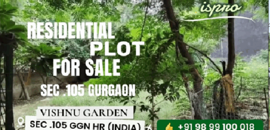 PLOT FOR SALE SEC 105 GURGAON