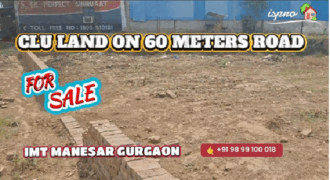CLU CORNER LAND FOR SALE GURGAON HR