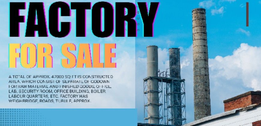 FACTORY FOR SALE KESHWANA BEHROR RAJASTHAN