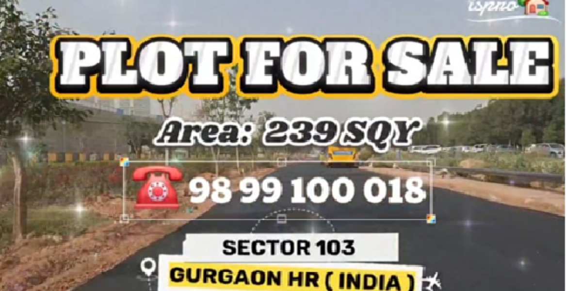 PLOT FOR SALE 103 DXP GURGAON