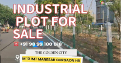 INDUSTRIAL PLOT (EAST FACING) ON 24 METRES ROAD IMT MANESAR GGN