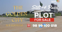 THE GOLDEN CITY | STILT + 4 PASS | PLOT FOR SALE | M 9 GURGOAN HR