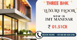 THREE BHK | LUXURY BUILDERS FLOOR | FOR SALE | M 9 IMT MANESAR |GURGOAN HR