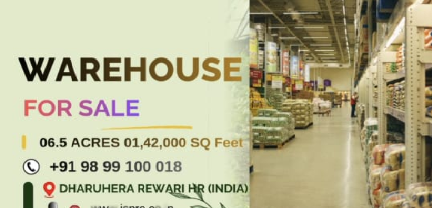 WAREHOUSE |FOR SALE | DHARUHERA REWARI | HR